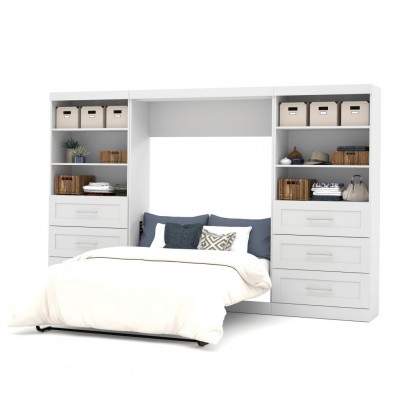 Lit Escamotable avec rangement PUR Double 131"