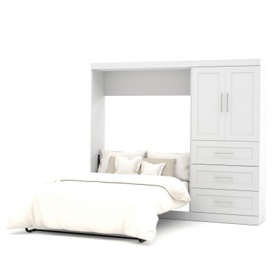 Lit Escamotable avec rangement PUR Double 95"