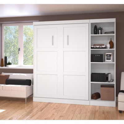 Lit Escamotable avec rangement PUR Double 84"