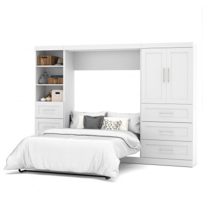 Lit Escamotable avec rangement PUR Double 120"