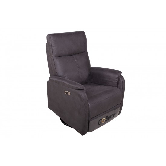 Fauteuil bercant, pivotant et inclinable électrique 6377 (Hero 019)