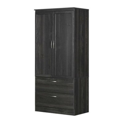 Armoire penderie Acapella 12946 (Chene Gris)