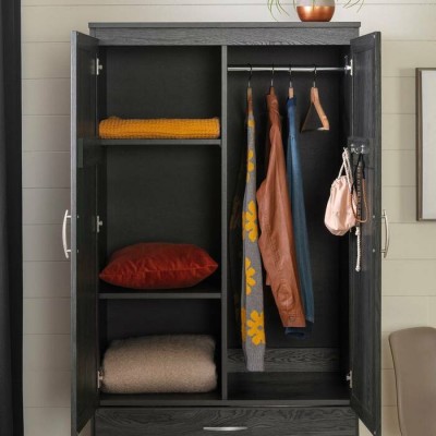 Armoire penderie Acapella 12946 (Chene Gris)