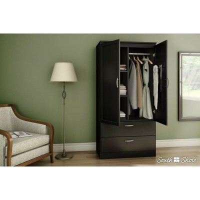 Armoire penderie Acapella 5370038 (Noir)