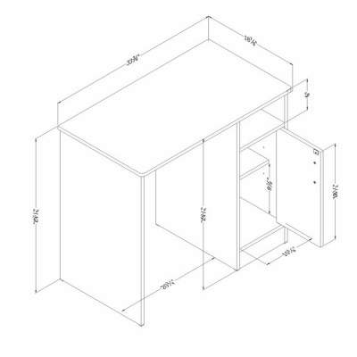 Bureau de travail Axess 7250075
