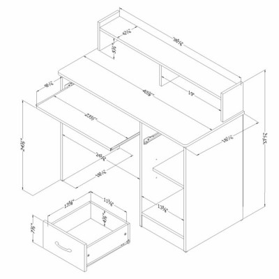 Bureau de travail Axess 7250076C