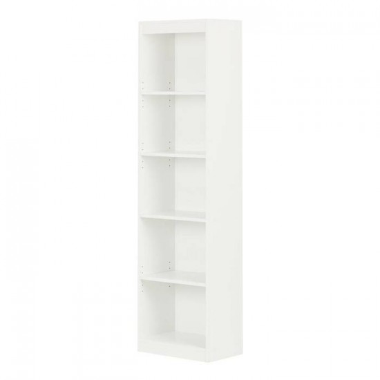 Bibliothèque étroite 5 tablettes Axess 7250758