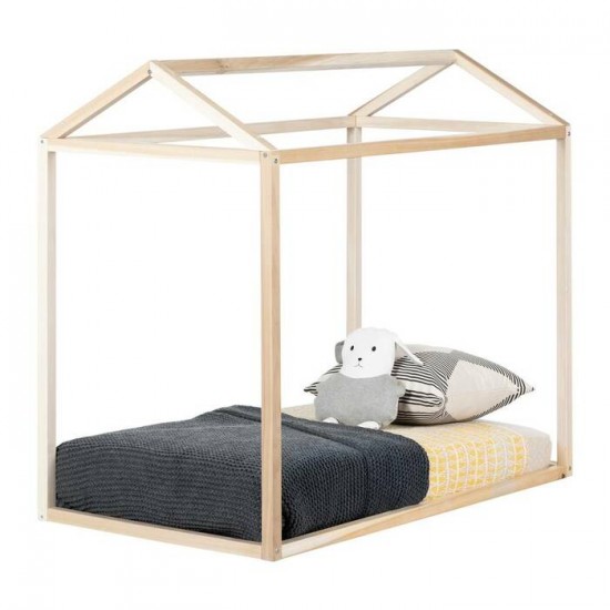 Cadre de lit en bois pour lit simple Sweedi 12225