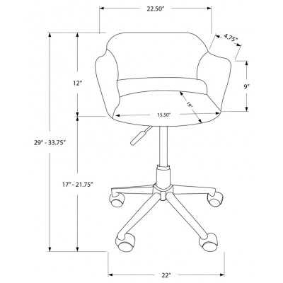 Chaise de bureau I7298