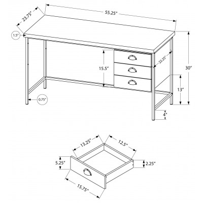 Bureau de travail 55"L I7488