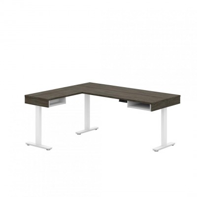 Bureau assis-debout en L Pro-Vega