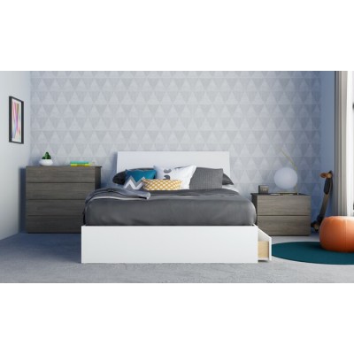 Table de chevet 341144 (Gris Écorce)