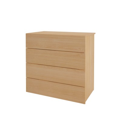 Commode 4 tiroirs 341405 (Érable Naturel)