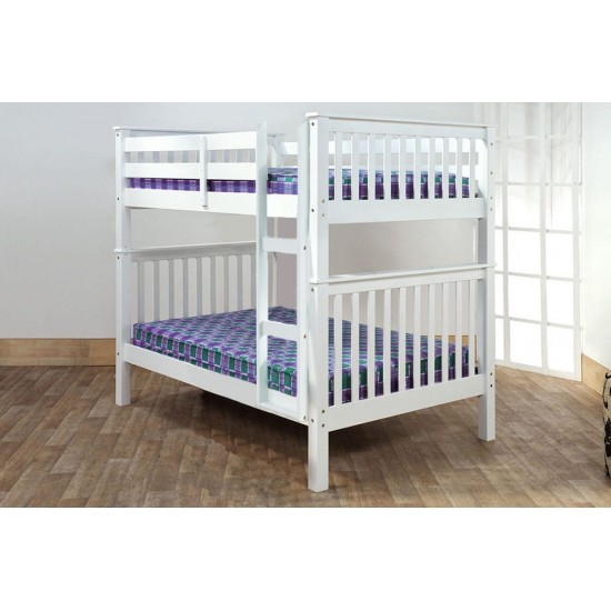 Lit superposé 54"/54" T-2502 (Blanc)