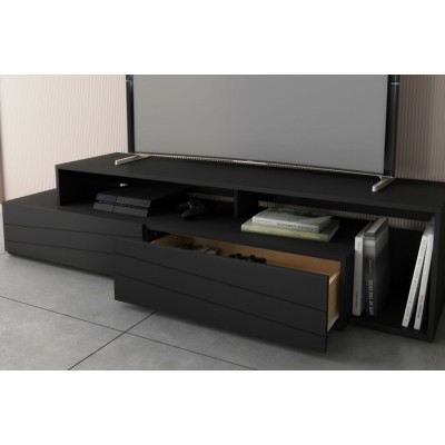 Meuble audio-video 72" Paisley 112006 (Noir)