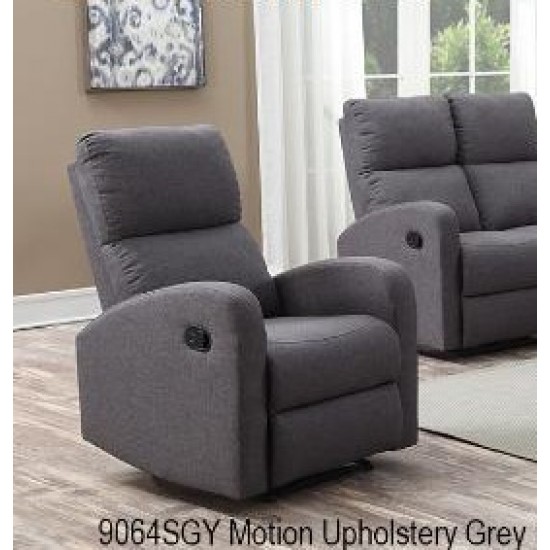 Fauteuil bercant et inclinable Ferdinand 99064SGY-1RR (Gris)