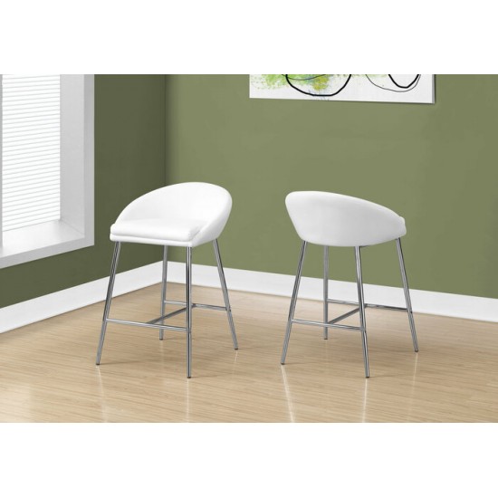 Tabouret hauteur comptoir I2296 (Blanc)