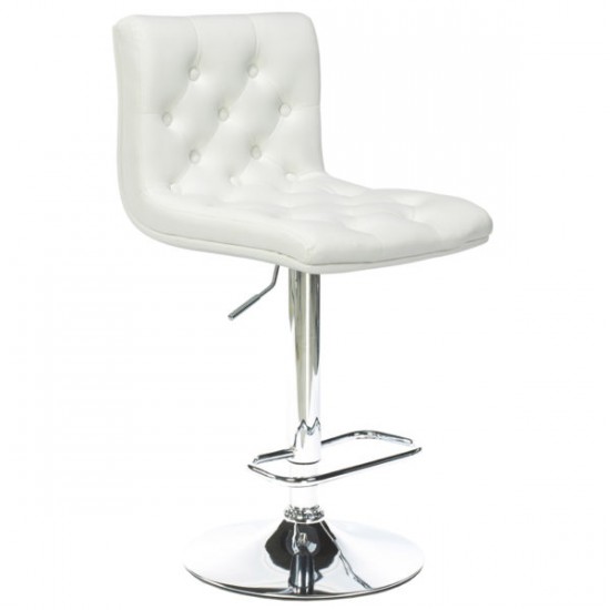 Tabouret ajustable Daniel (Blanc)