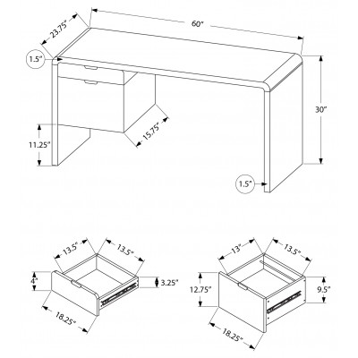 Bureau de travail I7581