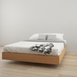 Lit queen 346005 (Érable Naturel)
