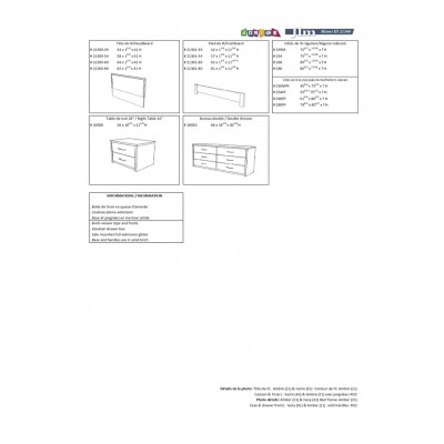 Bureau double Miami III 10020