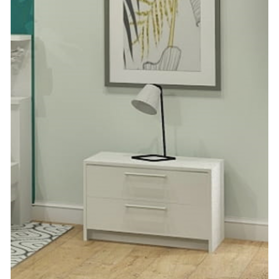 Table de chevet 6300 (Blanc)