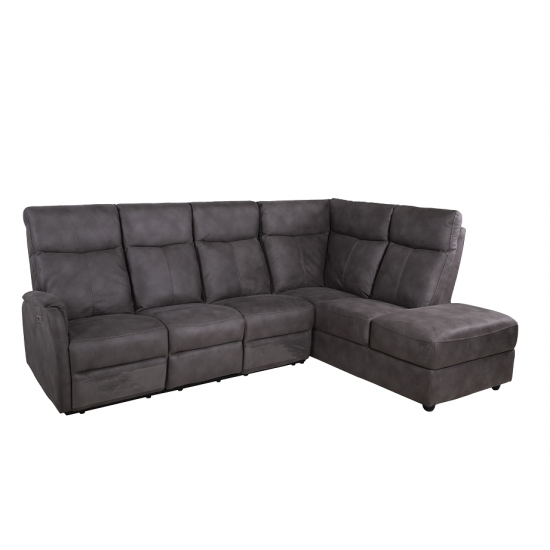 Modulaire inclinable électrique 6377 avec chaise longue a droite (Hero 019)