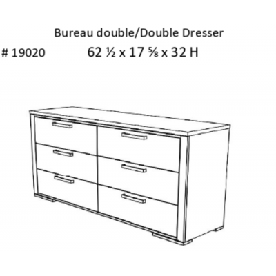 Bureau Double Kingston 19020