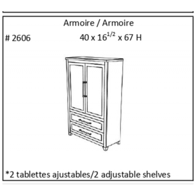 Armoire Kristiana 2606