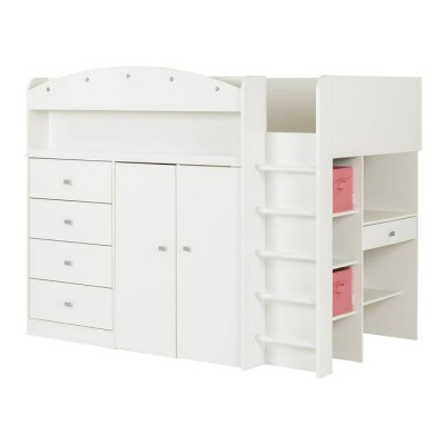 Lit mezzanine avec bureau Tiara 10523