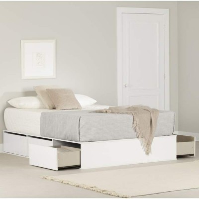 Lit plateforme queen 6 tiroirs Fusion 13251