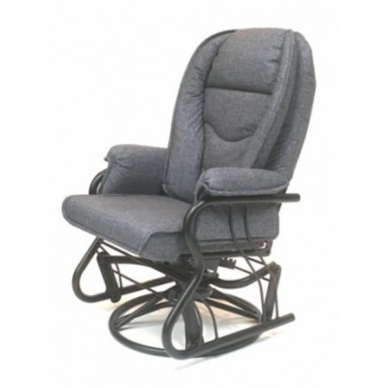 Chaise bercante, pivotante et inclinable #364 avec coussin C-21