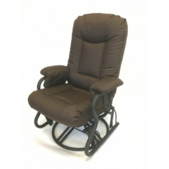 Chaise bercante, pivotante et inclinable #362 avec...