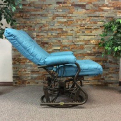 Chaise bercante, pivotante et inclinable #362 avec coussin C-49