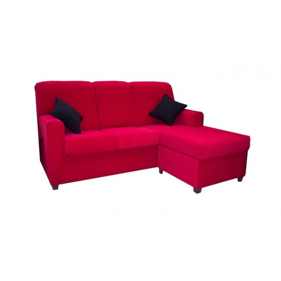 Sofa chaise longue reversible Sonia avec divan-lit