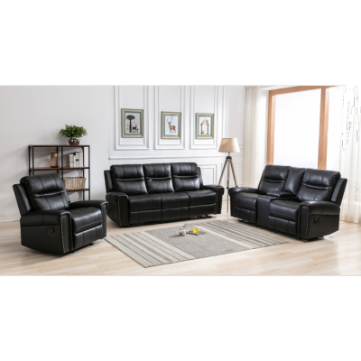 Sofa inclinable Emerson 99927BLK (Noir)