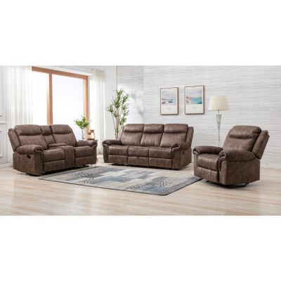 Sofa inclinable Rodney 99919BRF (Brun)