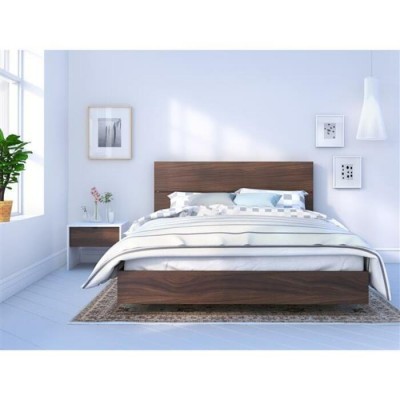 Ensemble Identi-T 3mcx. Queen (Noyer/Blanc) 400889
