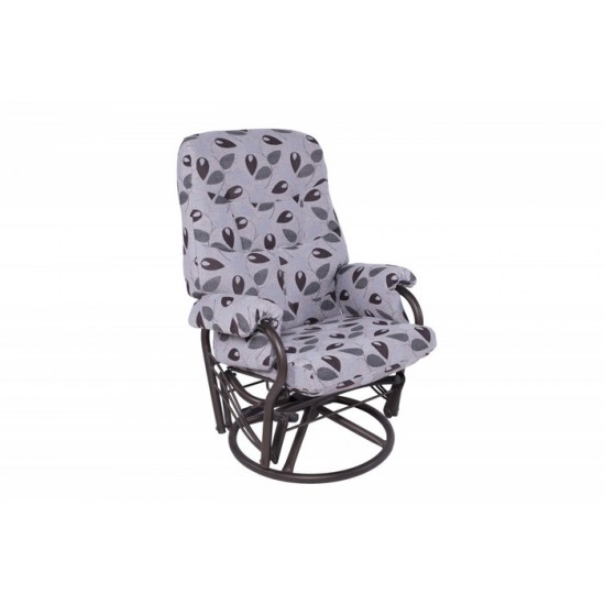 Chaise bercante, pivotante et inclinable 03 (3650/Tempra020)