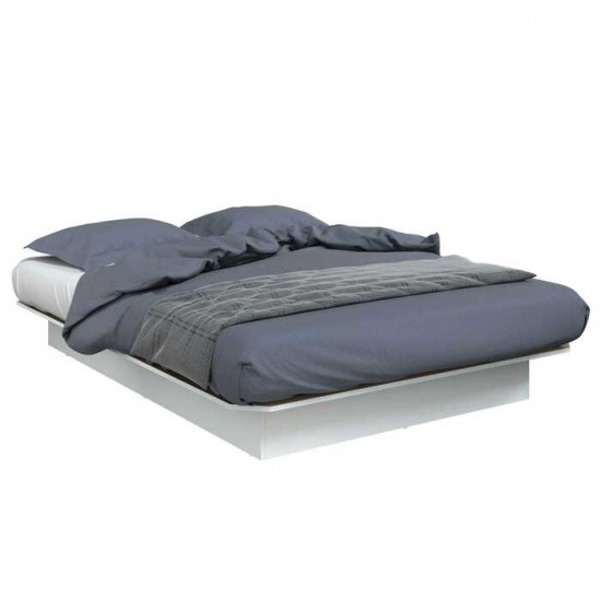 Plateforme queen 60"-8"H (Blanc)