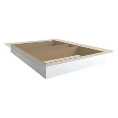 Plateforme queen 60"-8"H (Blanc)