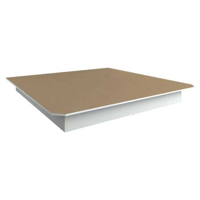 Plateforme king 80"-8"H (Blanc)