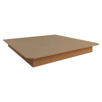 Plateforme king 80"-8"H (Lueur de chandelle)