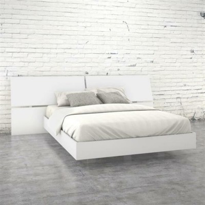 Lit queen 400652 (Blanc)