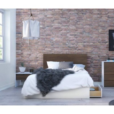 Ensemble Axel 3mcx. Double 402044 (Noyer/Blanc)