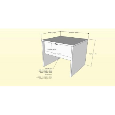 Ensemble Axel 3mcx. Double 402044 (Noyer/Blanc)