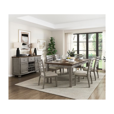 Ensemble table et six chaises Tigard 5761GY