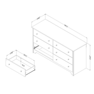 Bureau double Vito 3150010