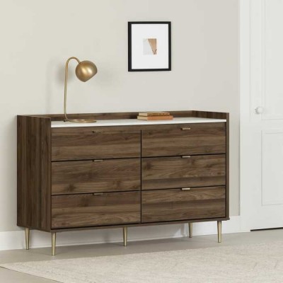 Bureau double Hype 13527 (Noyer naturel)
