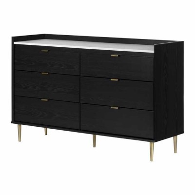 Bureau double Hype 13537 (Chêne noir)